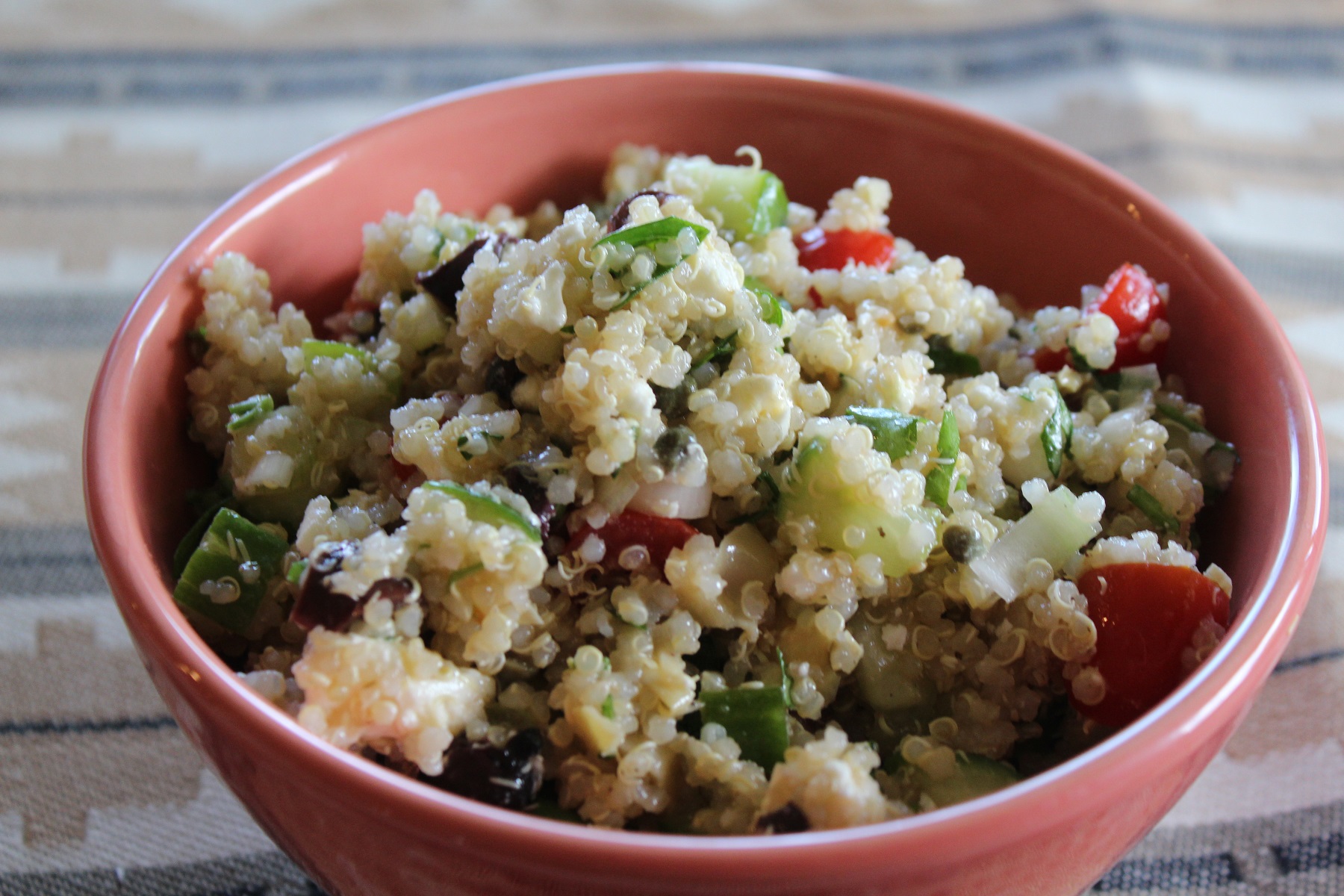 Summer Vegetable Salad with Quinoa