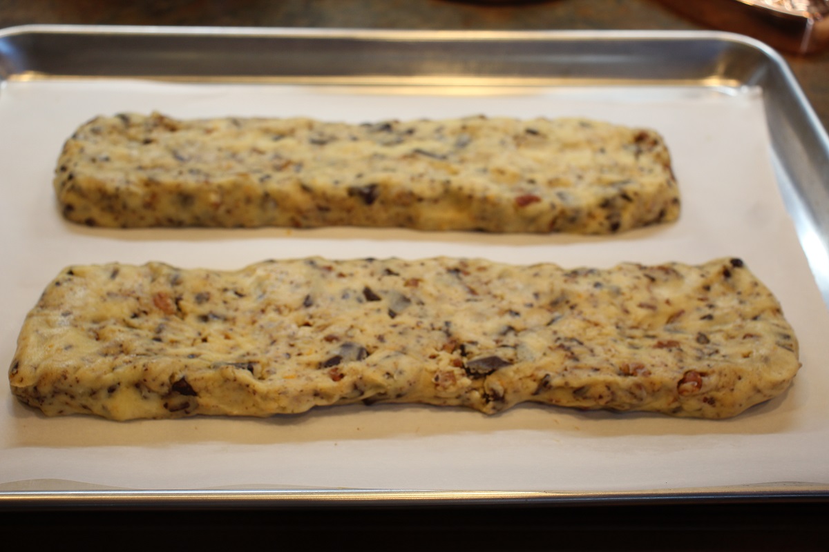 Chocolate, Orange and Pecan Biscotti